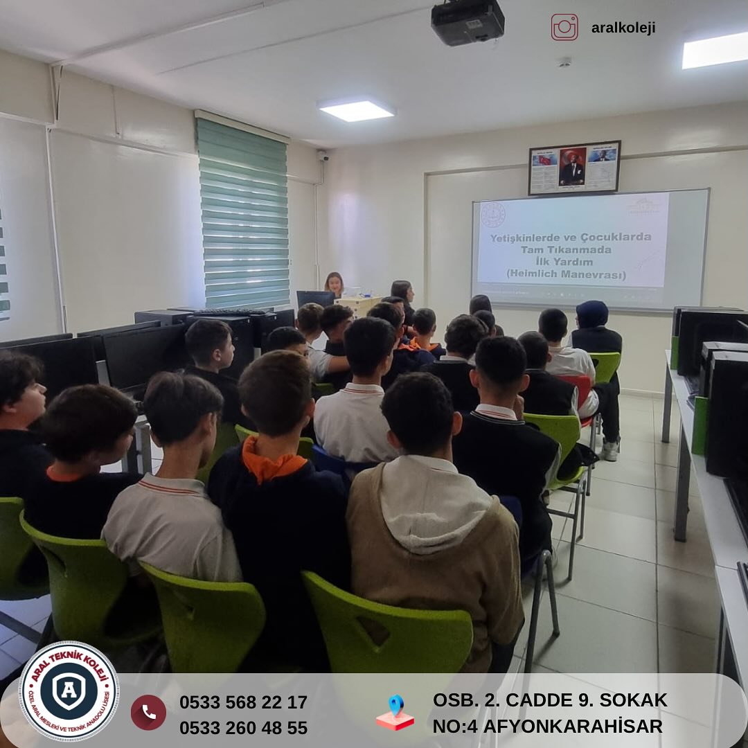 Öğrencilerimize yetişkinlerde ve çocuklarda Hemlich manevrası eğitimi verildi.: fotoğraf 2
