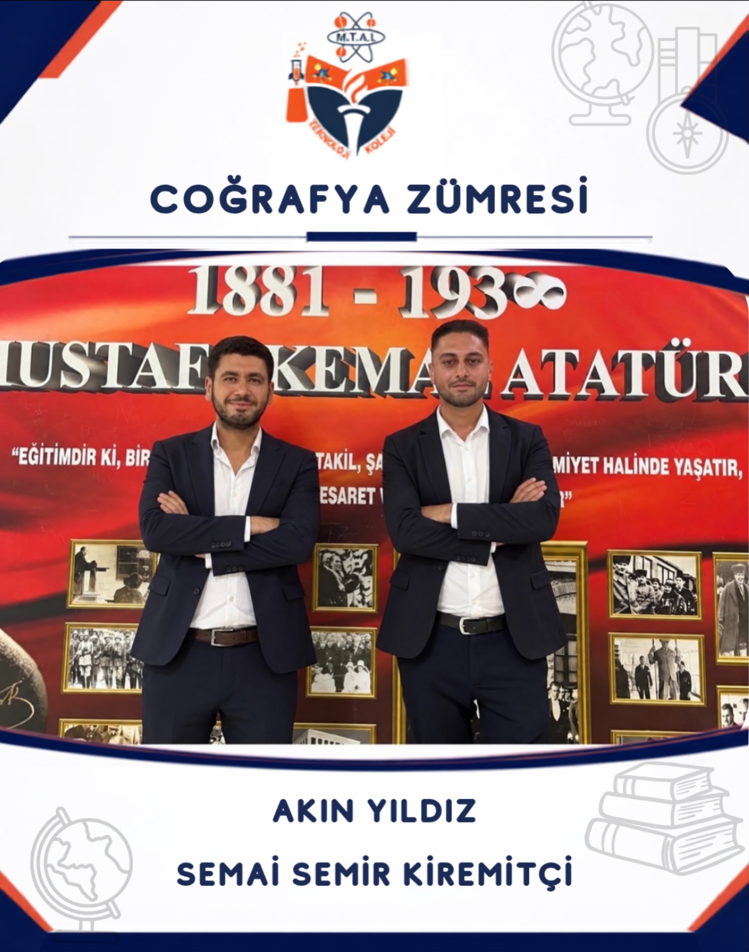 ‘’Coğrafya Zümresi olarak; öğrencilerimize çevre bilinci kazandırmak, mekan-insan ilişkisini bilimsel metodolojilerle… (Instagram paylaşımından görsel)