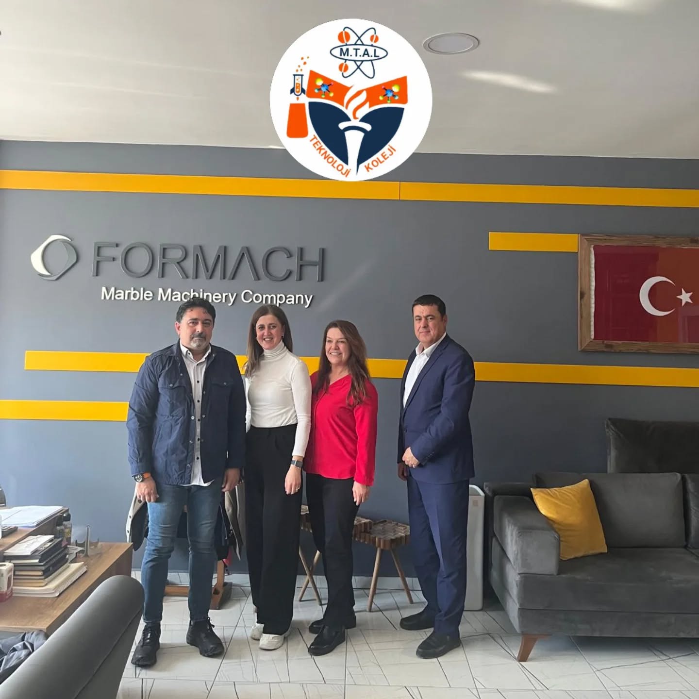 İşletmelerde Mesleki Eğitim kapsamında, Formach Marble Machinery Company sahibi Sayın Gürkan USLU’ya göstermiş… (Instagram paylaşımından görsel)