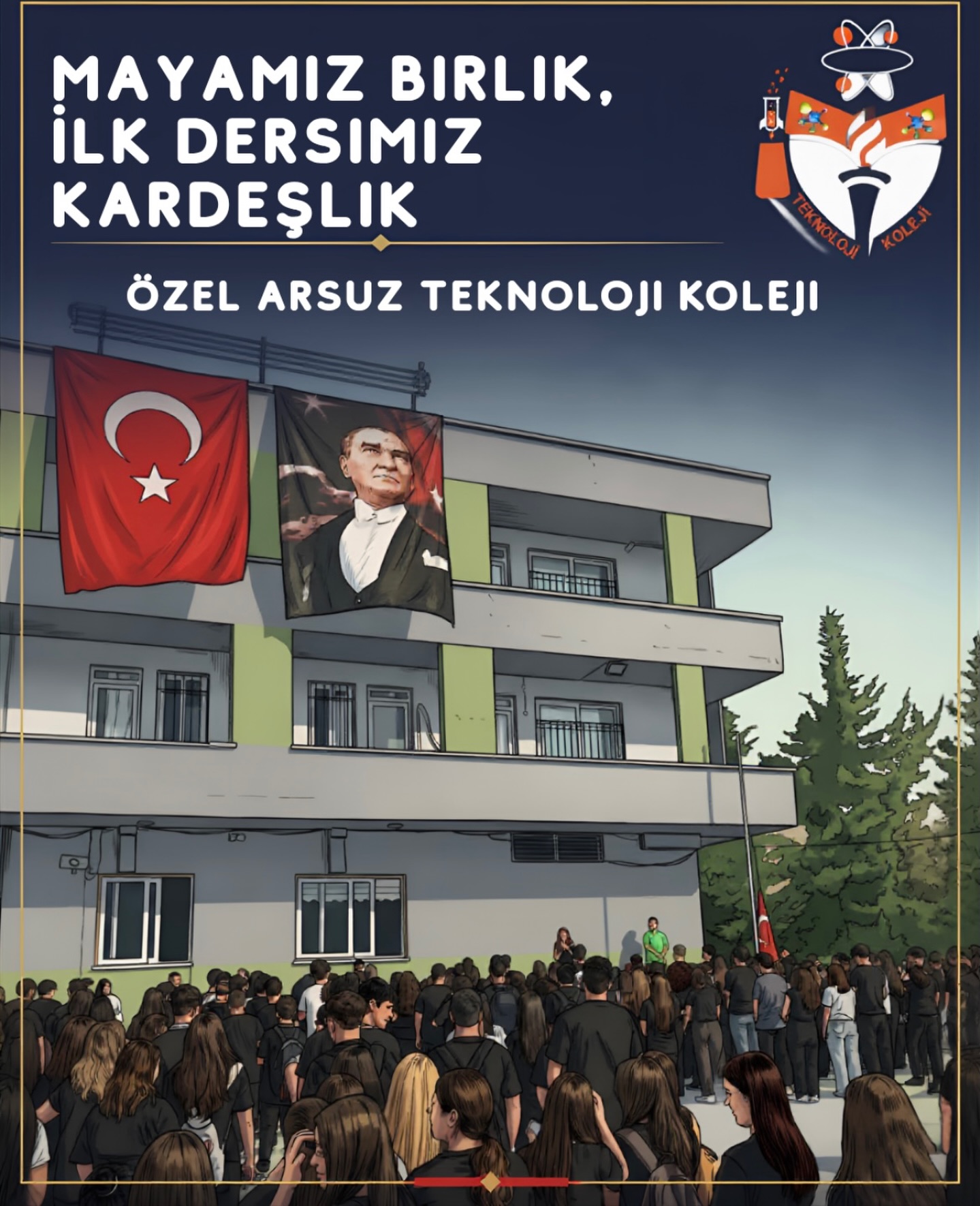Mayamız birlik ilk dersimiz kardeşlik tcmeb arsuzmem hataymem (Instagram paylaşımından görsel)