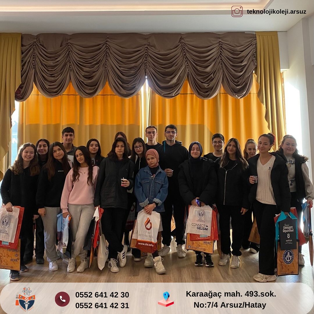 12. Sınıf öğrencilerimiz Üniversite tanıtım programına katılım sağladılar. (Instagram paylaşımından görsel)