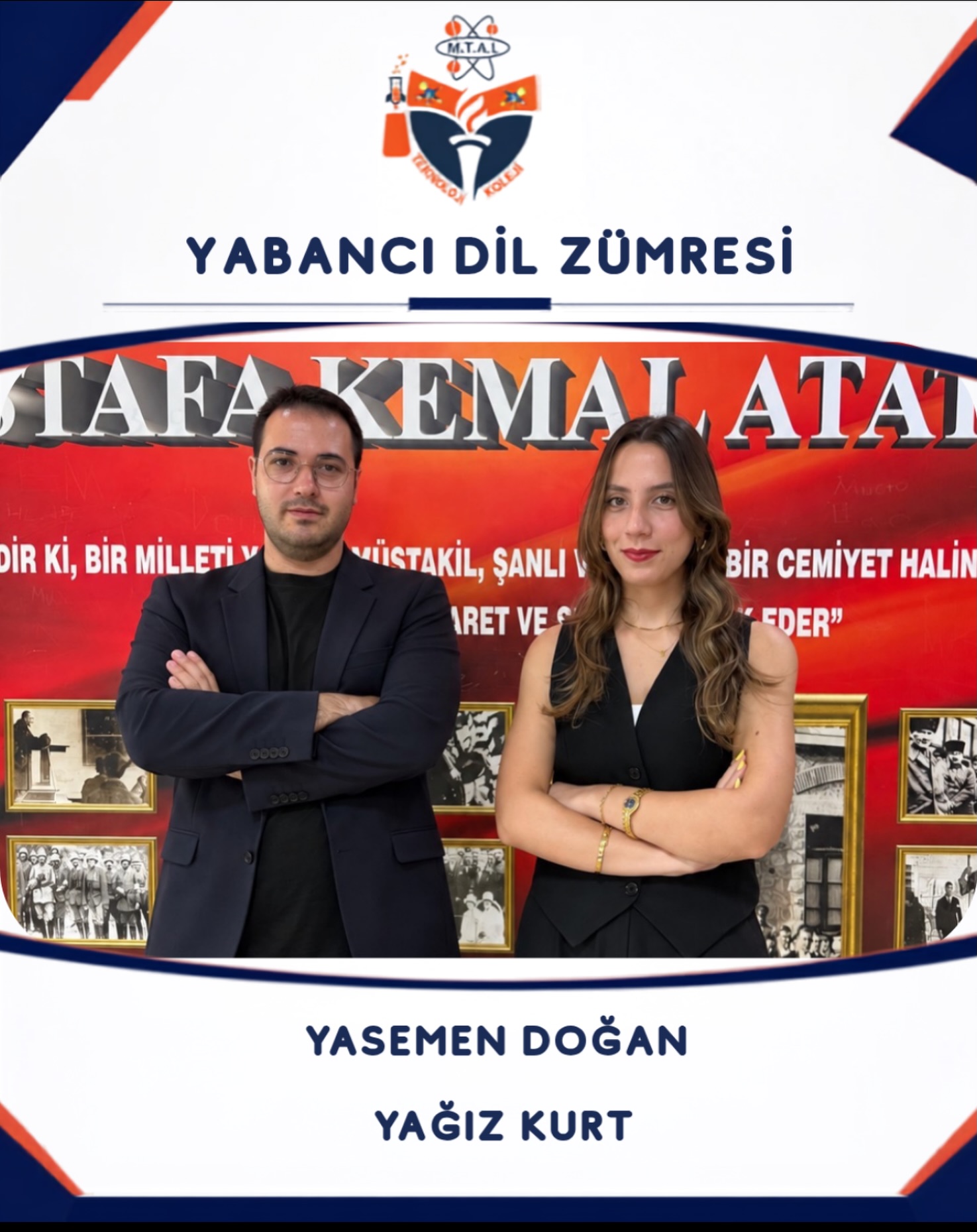 “İletişimin gücünü ve dil öğrenmenin heyecanını öğrencilerimizle buluşturuyoruz. Yabancı Dil zümresi olarak tüm… (Instagram paylaşımından görsel)