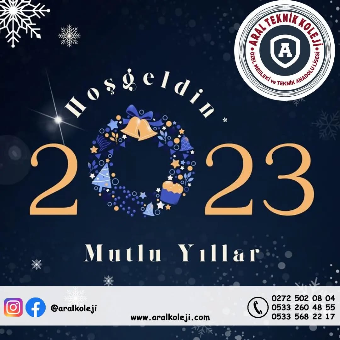 Yeni yıl kutlu olsun, Hoş geldin 2023. (Instagram paylaşımından görsel)