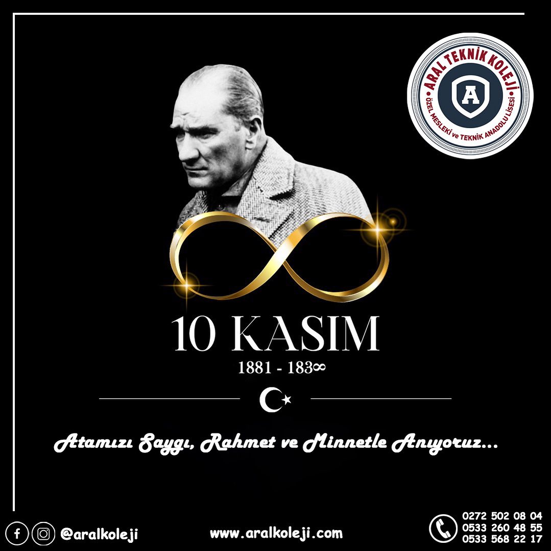 Cumhuriyetimizin kurucusu Başkumandan, Mareşal, Gazi Mustafa Kemal ATATÜRK’ü aramızdan ayrılışının 85. yılında saygı,… (Instagram paylaşımından görsel)
