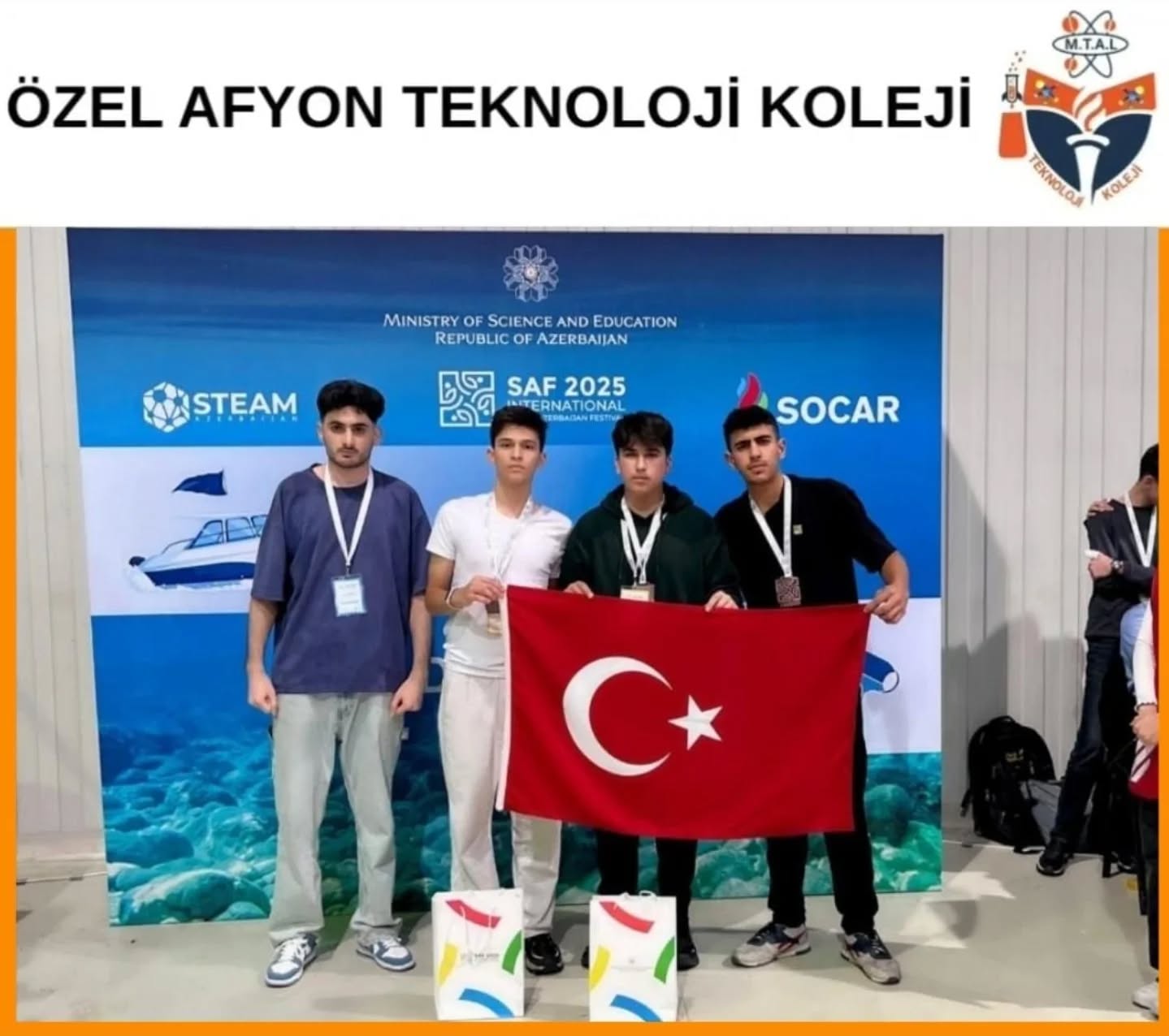 Okulumuz, 17–19 Kasım tarihleri arasında Azerbaycan Bakü Expo Center’da düzenlenen Uluslararası STEAM Azerbaycan…: fotoğraf 3