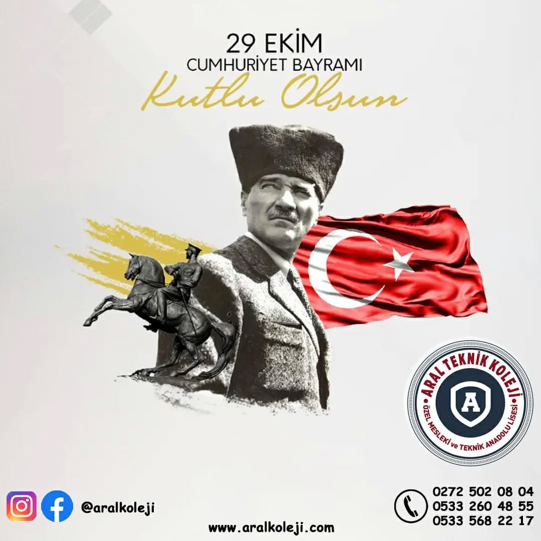 Cumhuriyetimizin kuruluşunun 99. yılı kutlu olsun. (Instagram paylaşımından görsel)