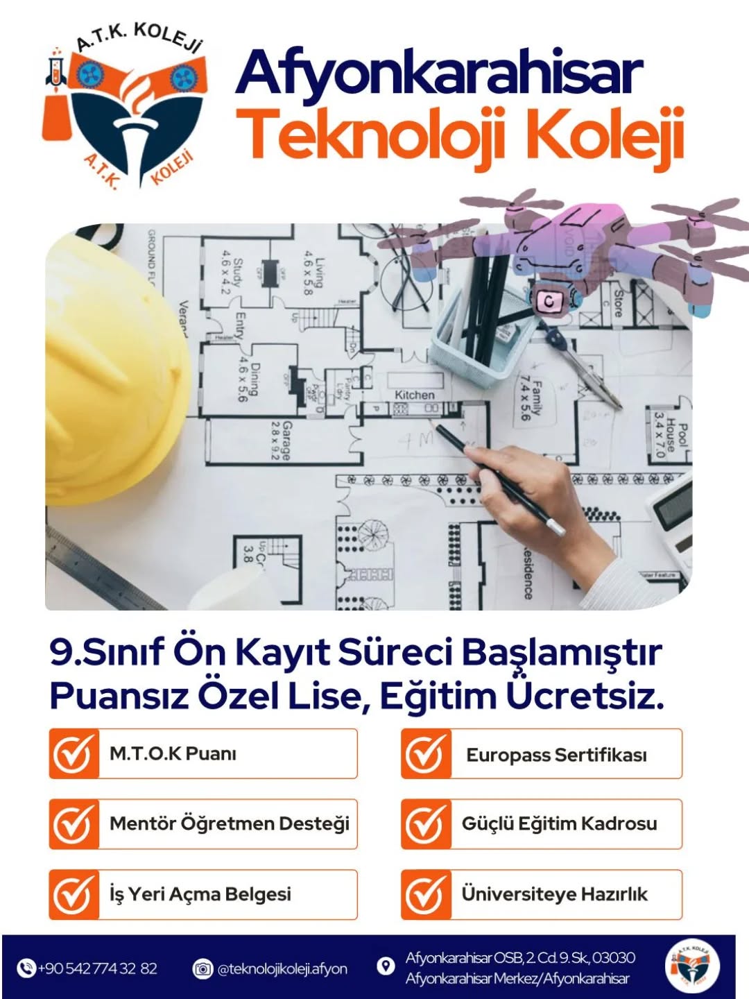 Öğrencilerimizi ara eleman değil aranan eleman olarak yetiştirip hayata hazırlıyoruz. (Instagram paylaşımından görsel)