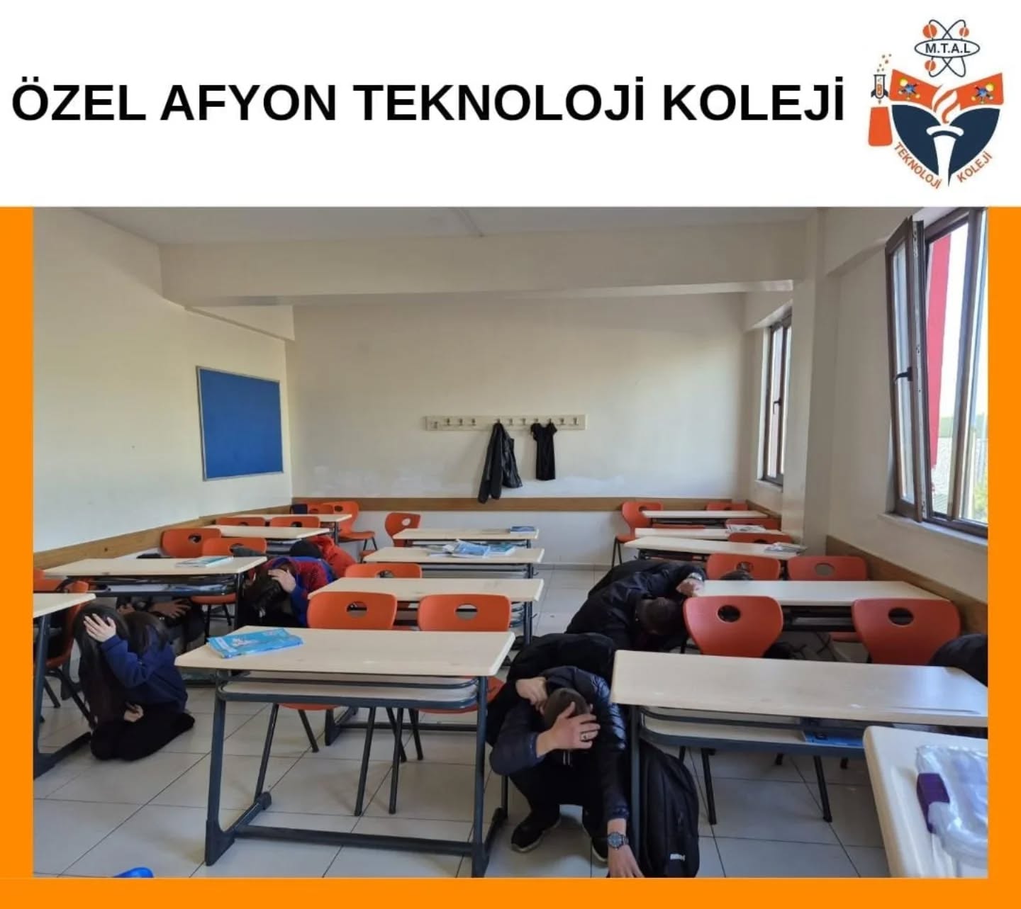 Öğrencilerimize afet bilinci kazandırmak amacıyla deprem tatbikatı gerçekleştirildi.: fotoğraf 4