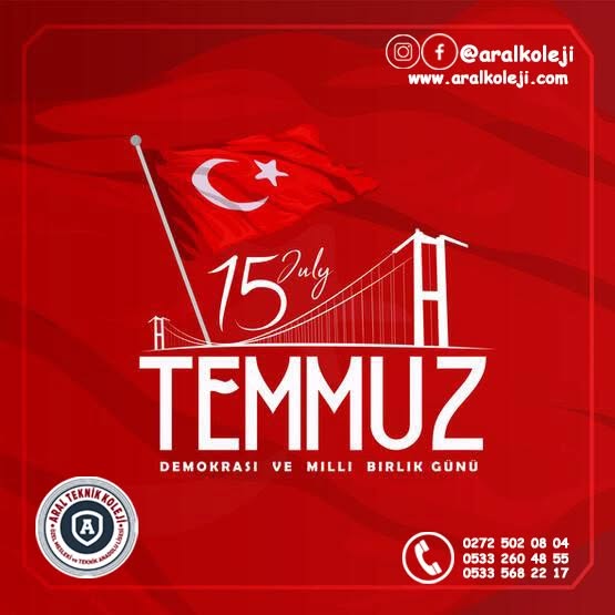 15 Temmuz Demokrasi ve Milli Birlik Günü kutlu olsun. (Instagram paylaşımından görsel)