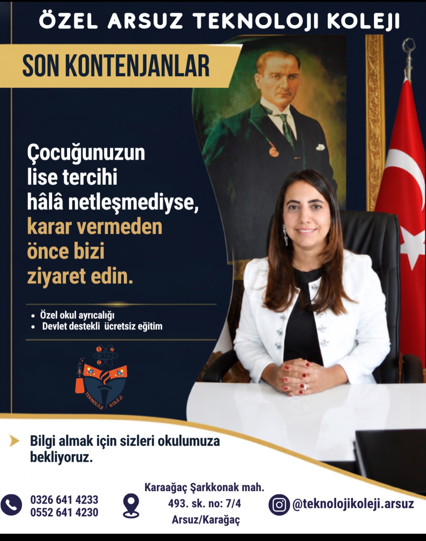 Geleceğinize Doğru Adımı Birlikte Atalım! (Instagram paylaşımından görsel)