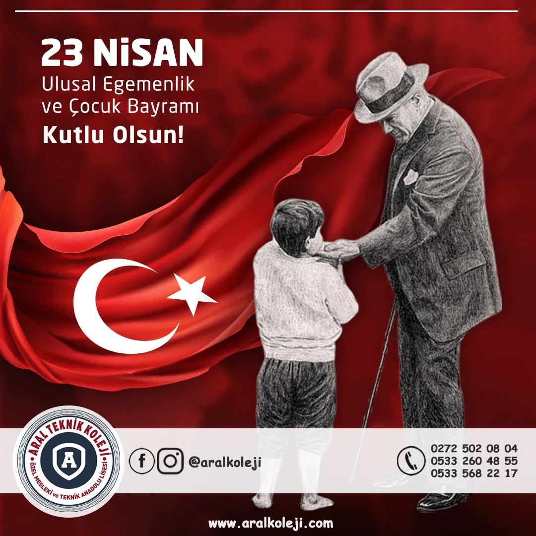 23 Nisan Ulusal Egemenlik ve Çocuk Bayramı Kutlu olsun! (Instagram paylaşımından görsel)