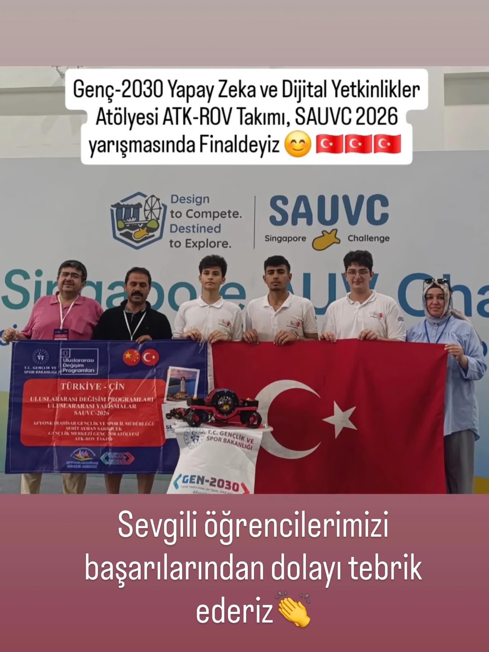 Öğrencilerimizi destekleyen Afyonkarahisar ( Şehit Ayhan Sarıçiçek ) Gençlik Merkezi ekibine emekleri için çok… (Instagram paylaşımından görsel)