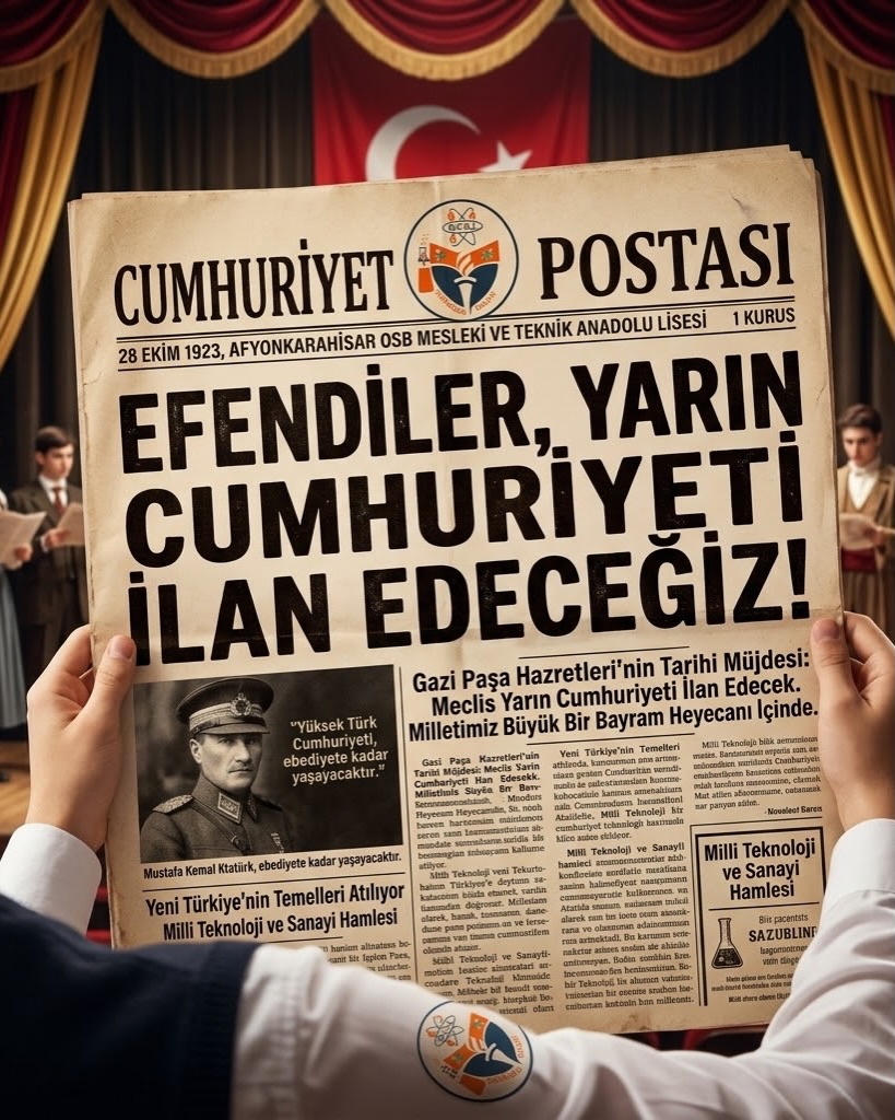 CUMHURİYETİMİZİN 103. YILI KUTLU OLSUN! (Instagram paylaşımından görsel)